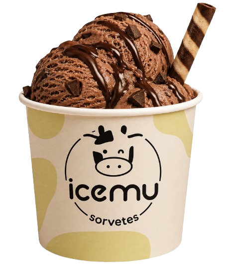 Pote de Sorvete Chocolate Supremo Icemu